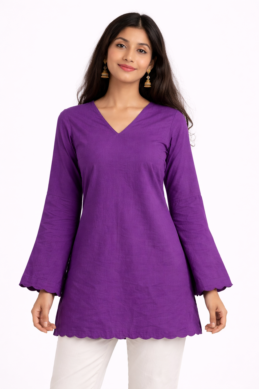 Jamuni Noor Lace-Up Kurti