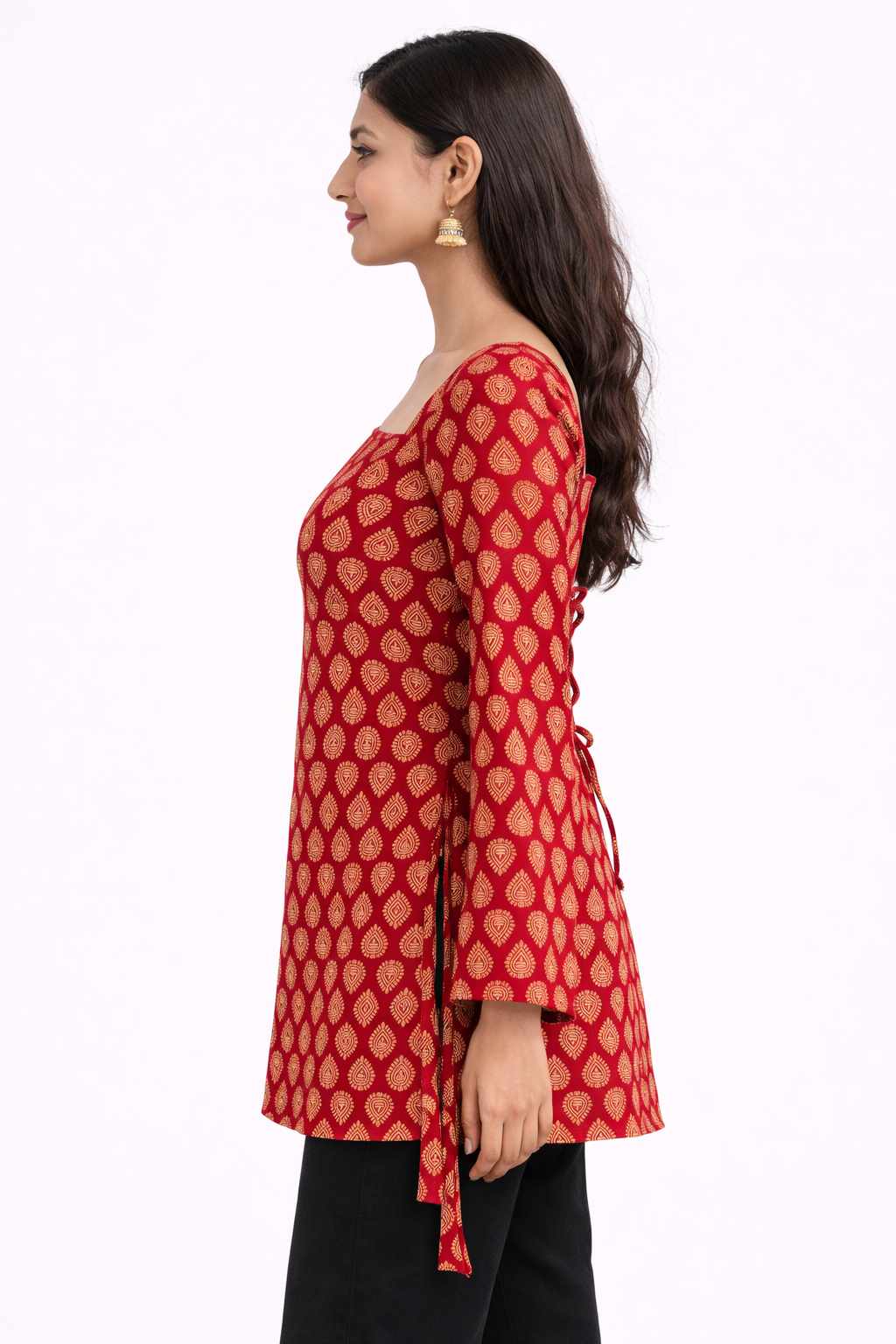 Kutch Heritage Square Neck Short Kurti