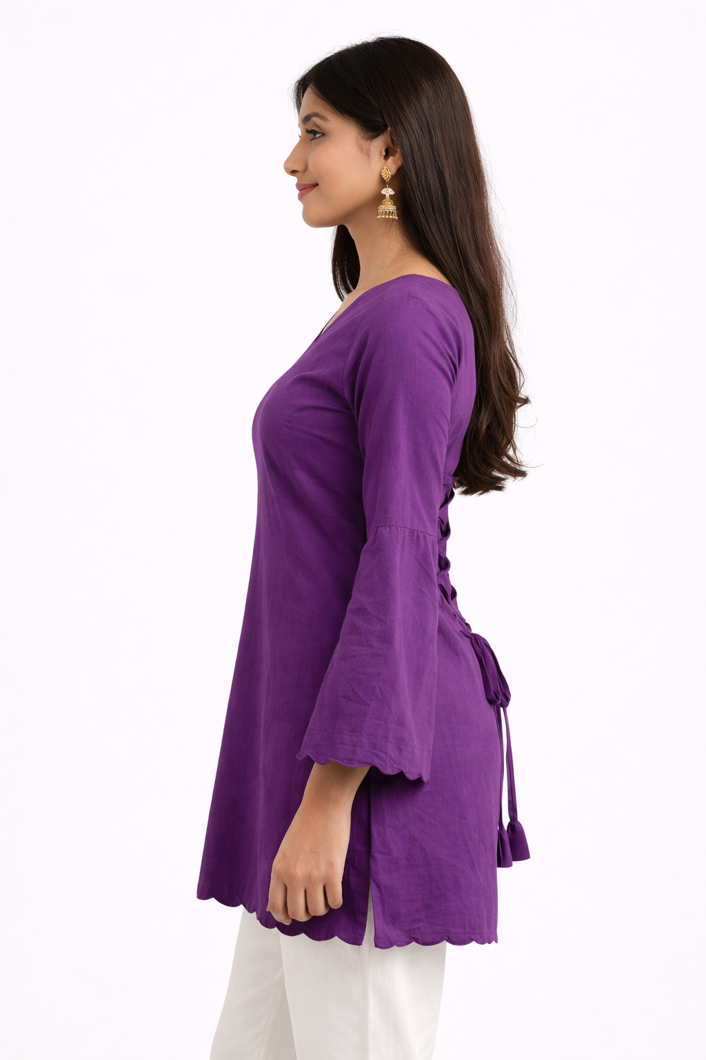Jamuni Noor Lace-Up Kurti