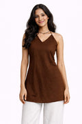 Kasturi Noor Halter Kurti