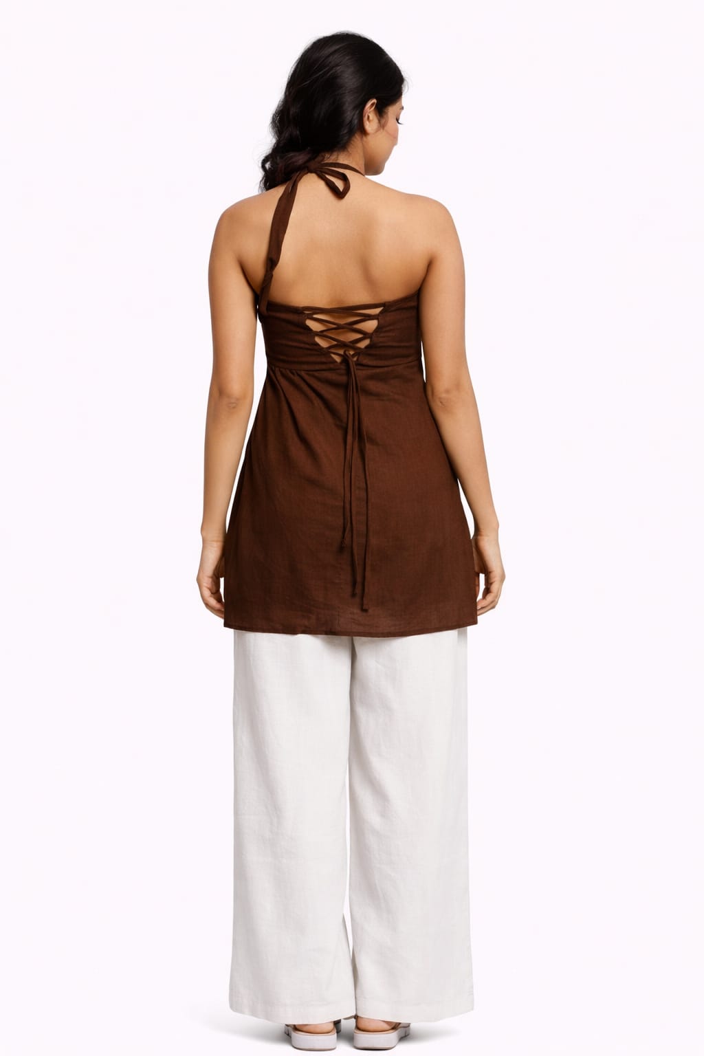 Kasturi Noor Halter Kurti